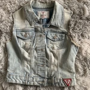 Size M Guess Jean faded vest
